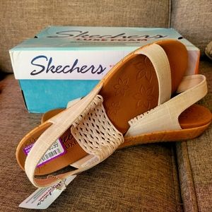 Skechers Cali Brie Most Wanted Wedge Sandals